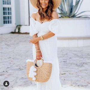 Haute Off The Rack x Gibsonlook - Jennifer Smocked Puff Sleeve Dress